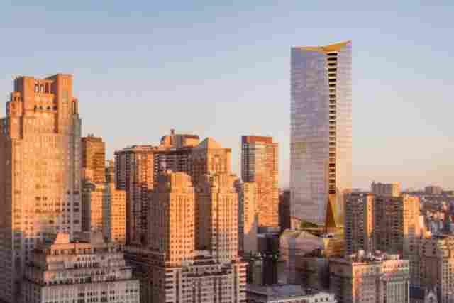 Rendering of 50 West 66th Street by architecture firm Snøhetta